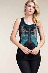 Turquoise wing Tank