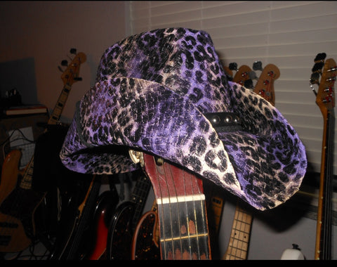 Purple Leopard Swamp Hat
